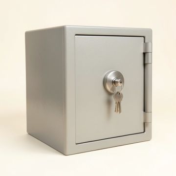 Woodmark Metal Cabinet Safe With Key Lock (synthetic illustration; no displayed measurements)