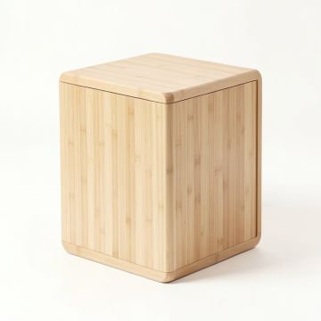 Hazel Bridge Side Table - Beige (synthetic illustration; no displayed measurements)