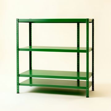 Ridge Bridge Desktop Shelving Unit - Green (synthetic illustration; no displayed measurements)