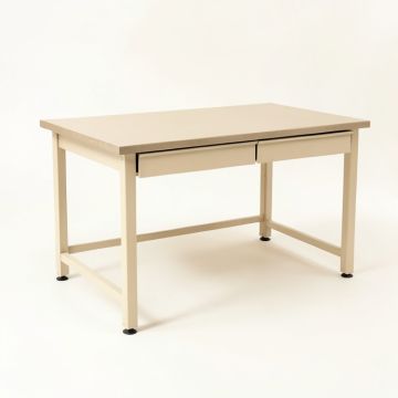 Sage Edge Empty Workshop Workbench - Beige (synthetic illustration; no displayed measurements)