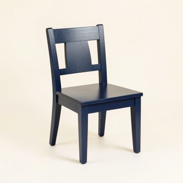 Juniper Bend Small Chair - Navy (synthetic illustration; no displayed measurements)