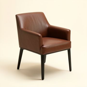 Aki Upholstered Metal Side Chair (synthetic illustration; no displayed measurements)