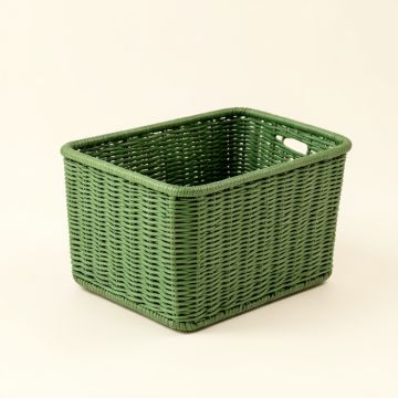 Pine Brook Empty Storage Basket - Green (synthetic illustration; no displayed measurements)