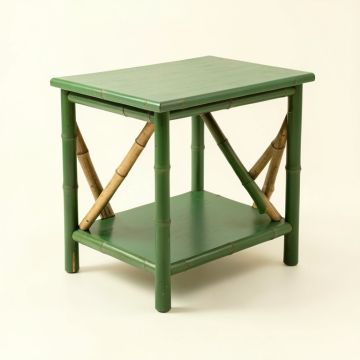 Linden Branch Side Table - Green (synthetic illustration; no displayed measurements)