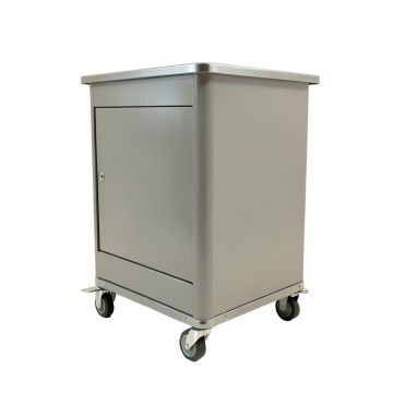 Maple Dale Empty Rolling Workshop Cart - Gray