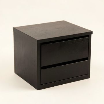 Hazel Bridge Small-Parts Storage Drawer Cabinet - Black (synthetic illustration; no displayed measurements)