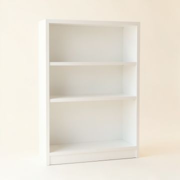 Linden Brook Freestanding Bookcase - White (synthetic illustration; no displayed measurements)