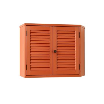 Hill Dale Wall-Mounted Entry Cabinet - Terracotta