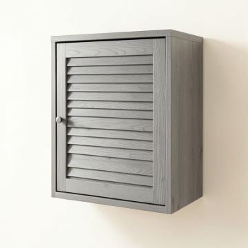 Reed Crossing Wall-Mounted Laundry Cabinet - Gray (synthetic illustration; no displayed measurements)