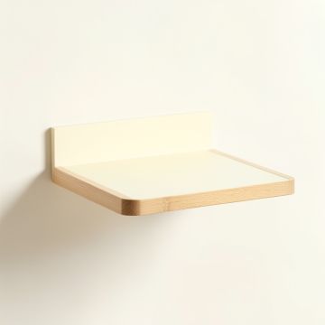 Ash Canyon Wall-Mounted Cat Perch - Ivory (synthetic illustration; no displayed measurements)