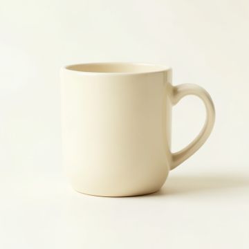 Hill Canyon Ceramic Mug - Cream (synthetic illustration; no displayed measurements)