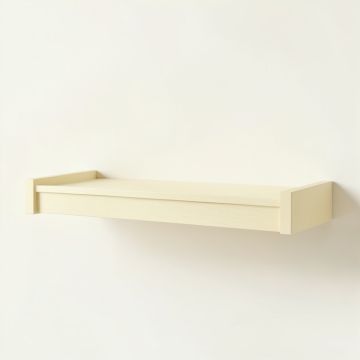 Dawn Bluff Wall-Mounted Shelf - Cream (synthetic illustration; no displayed measurements)