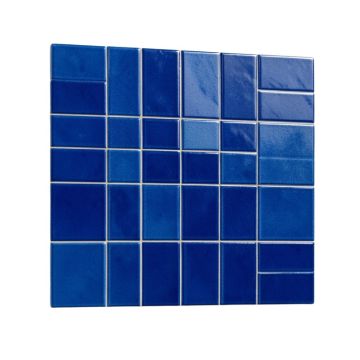 Morgan 0.72 '' X 0.72 '' Porcelain Grid Mosaic Wall & Floor Tile