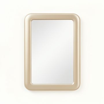 Birch Branch Framed Wall Mirror - Beige (synthetic illustration; no displayed measurements)