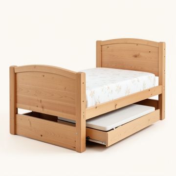Liz Full Panel Bed With Trundle (synthetic illustration; no displayed measurements)