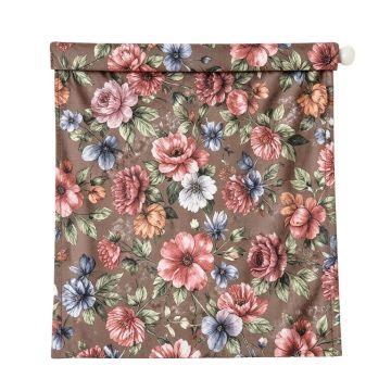Raheem Floral Room Darkening Rod Pocket Curtain Panel
