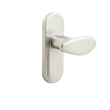 Broadway Lever With Upland Trim Non-Turning Lock