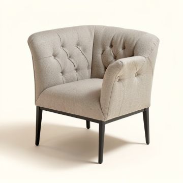 29 '' Wide Tufted Lounge Chair (synthetic illustration; no displayed measurements)
