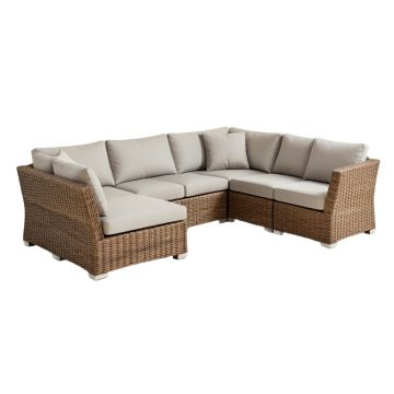 Samatha 9 Piece Rattan Sofa Seating Group With Cushions