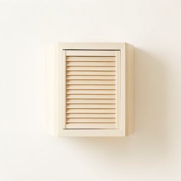 Aspen Edge Wall-Mounted Entry Cabinet - Ivory (synthetic illustration; no displayed measurements)