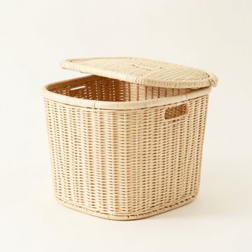 Dune Bridge Laundry Hamper - Cream (synthetic illustration; no displayed measurements)