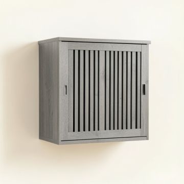 Maple Brook Wall-Mounted Laundry Cabinet - Gray (synthetic illustration; no displayed measurements)