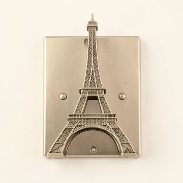 Eiffel Tower 1-Gang Toggle Light Switch Wall Plate (synthetic illustration; no displayed measurements)