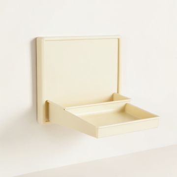 Oak Bend Empty Wall-Mounted Tool Organizer Panel - Cream (synthetic illustration; no displayed measurements)