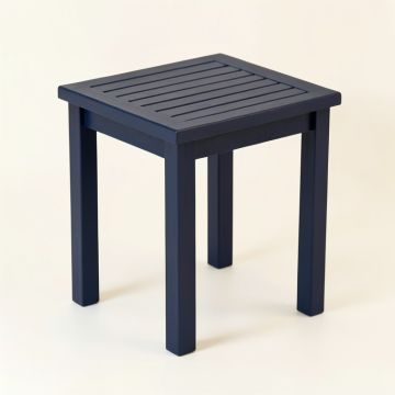 Alder Brook Compact Balcony Table - Navy (synthetic illustration; no displayed measurements)