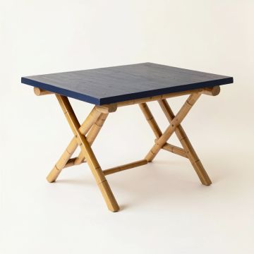Birch Dell Patio Table - Navy (synthetic illustration; no displayed measurements)