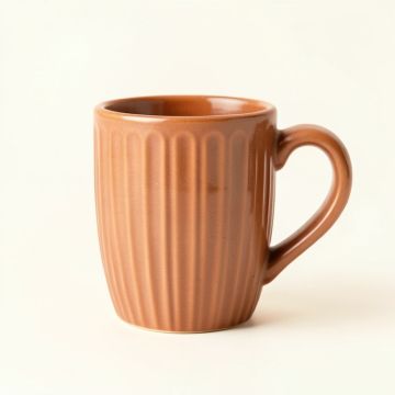 Reed Brook Ceramic Mug - Terracotta (synthetic illustration; no displayed measurements)