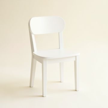 Shore Bend Small Chair - White (synthetic illustration; no displayed measurements)