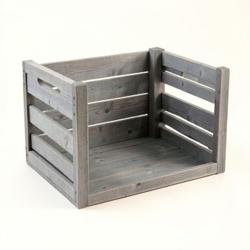 Slate Branch Empty Furniture-Style Pet Crate - Gray (synthetic illustration; no displayed measurements)