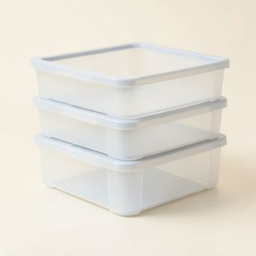 Wayfair Basics Stackable Storage Drawers (synthetic illustration; no displayed measurements)
