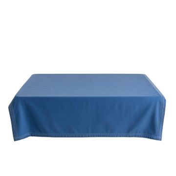 Maple Edge Flat Bed Sheet - Blue
