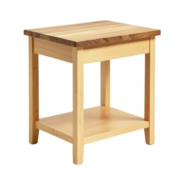 Nedmond Kitchen Cart With Butcher Block Top
