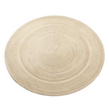 Laurel Bluff Round Area Rug - Beige