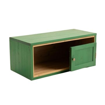Glen Dale Shoe Storage Bench - Green