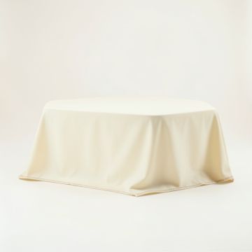 Cliff Bluff Flat Bed Sheet - Cream (synthetic illustration; no displayed measurements)