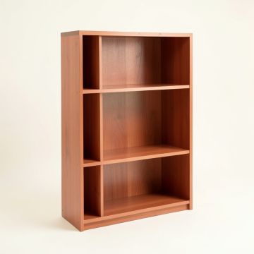 Moss Edge Freestanding Bookcase - Terracotta (synthetic illustration; no displayed measurements)