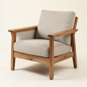 Lawncrest 29.5 '' Wide Polyester Armchair (synthetic illustration; no displayed measurements)