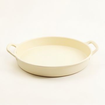 Flint Bend Serving Tray - Cream (synthetic illustration; no displayed measurements)