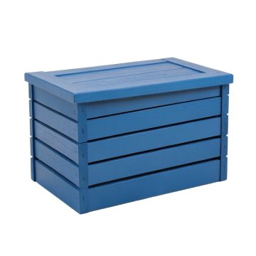 Stone Crossing Closed Outdoor Storage Box - Blue (synthetic illustration; no displayed measurements)
