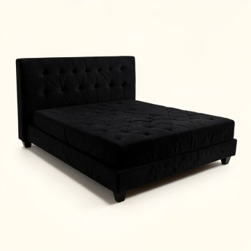Kugler Tufted Upholstered Low Profile Platform Bed (synthetic illustration; no displayed measurements)