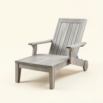 Moss Brook Outdoor Lounge Chair - Gray (synthetic illustration; no displayed measurements)