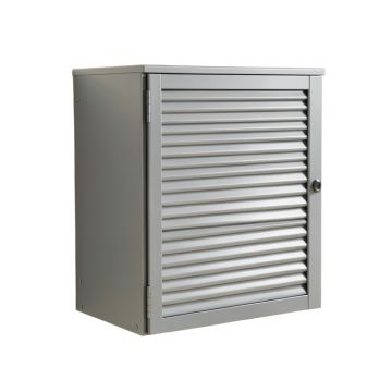 Ash Bridge Wall-Mounted Entry Cabinet - Gray