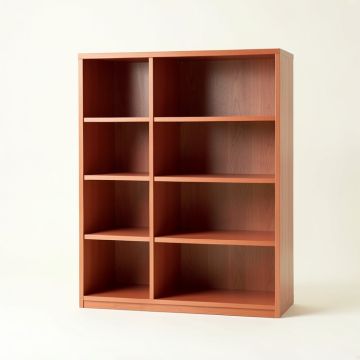 Moss Brook Freestanding Bookcase - Terracotta (synthetic illustration; no displayed measurements)