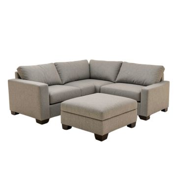 Kendall Sectional Sofa With Ottoman