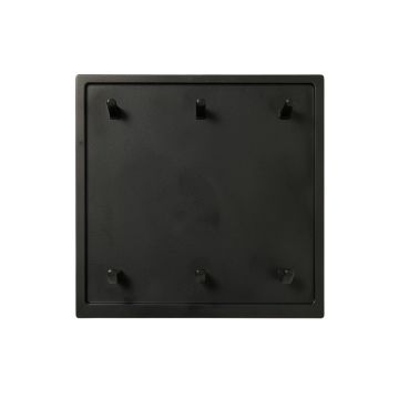 Maple Bend Empty Wall-Mounted Tool Organizer Panel - Black