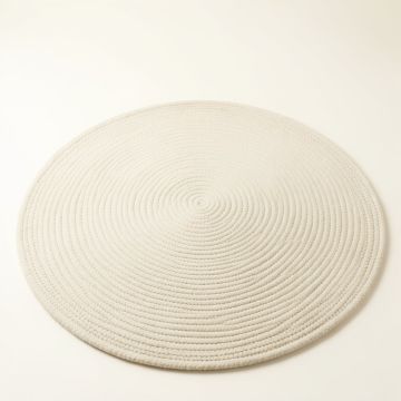 Sage Bluff Round Area Rug - Cream (synthetic illustration; no displayed measurements)